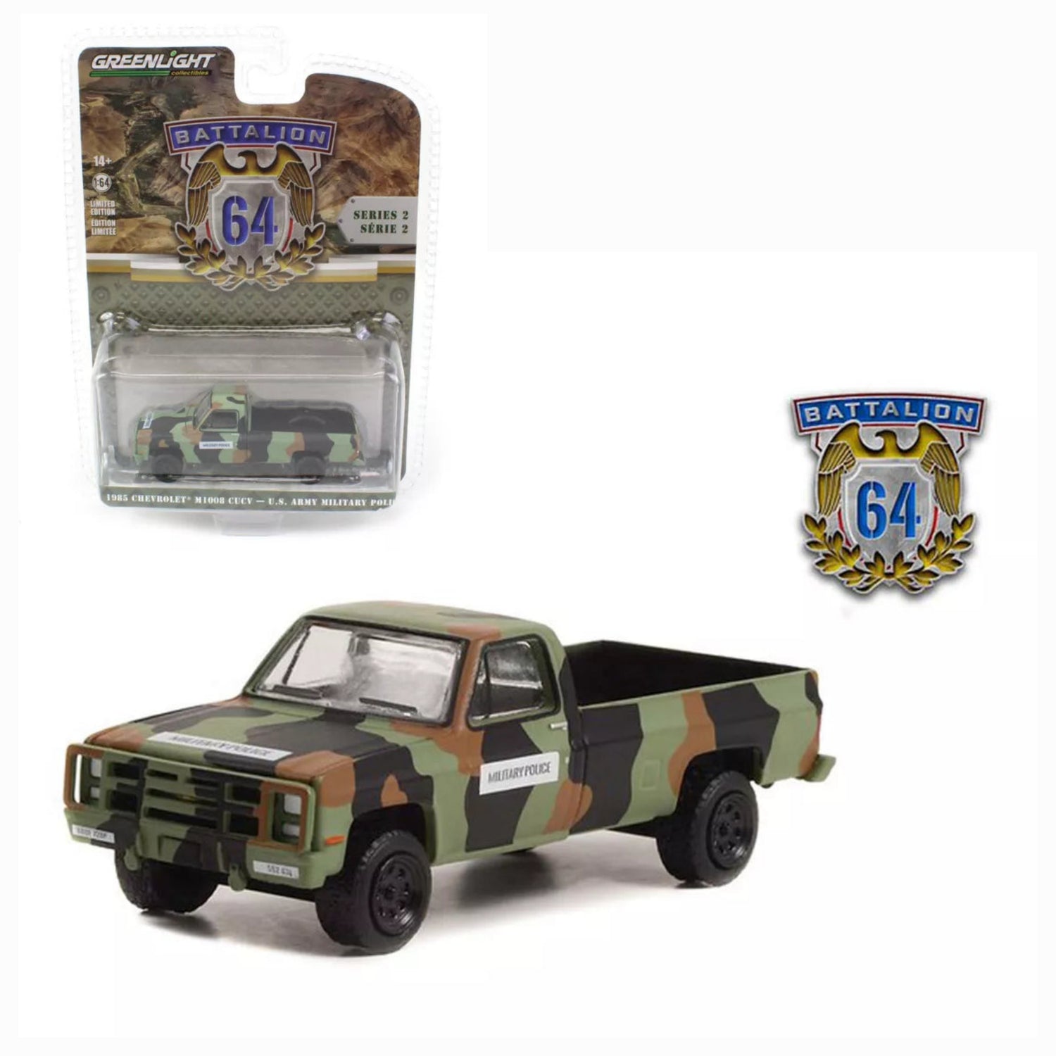 1985 Chevrolet M1008 CUCV Pickup Truck US Army Military Police Camo