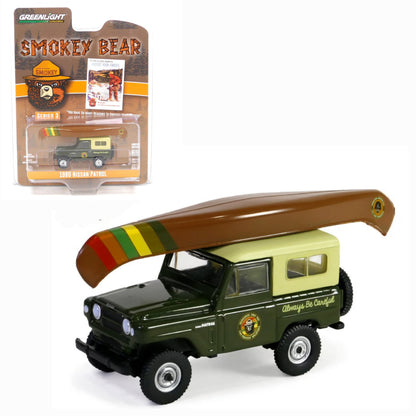 1980 Nissan Patrol with Canoe on Roof