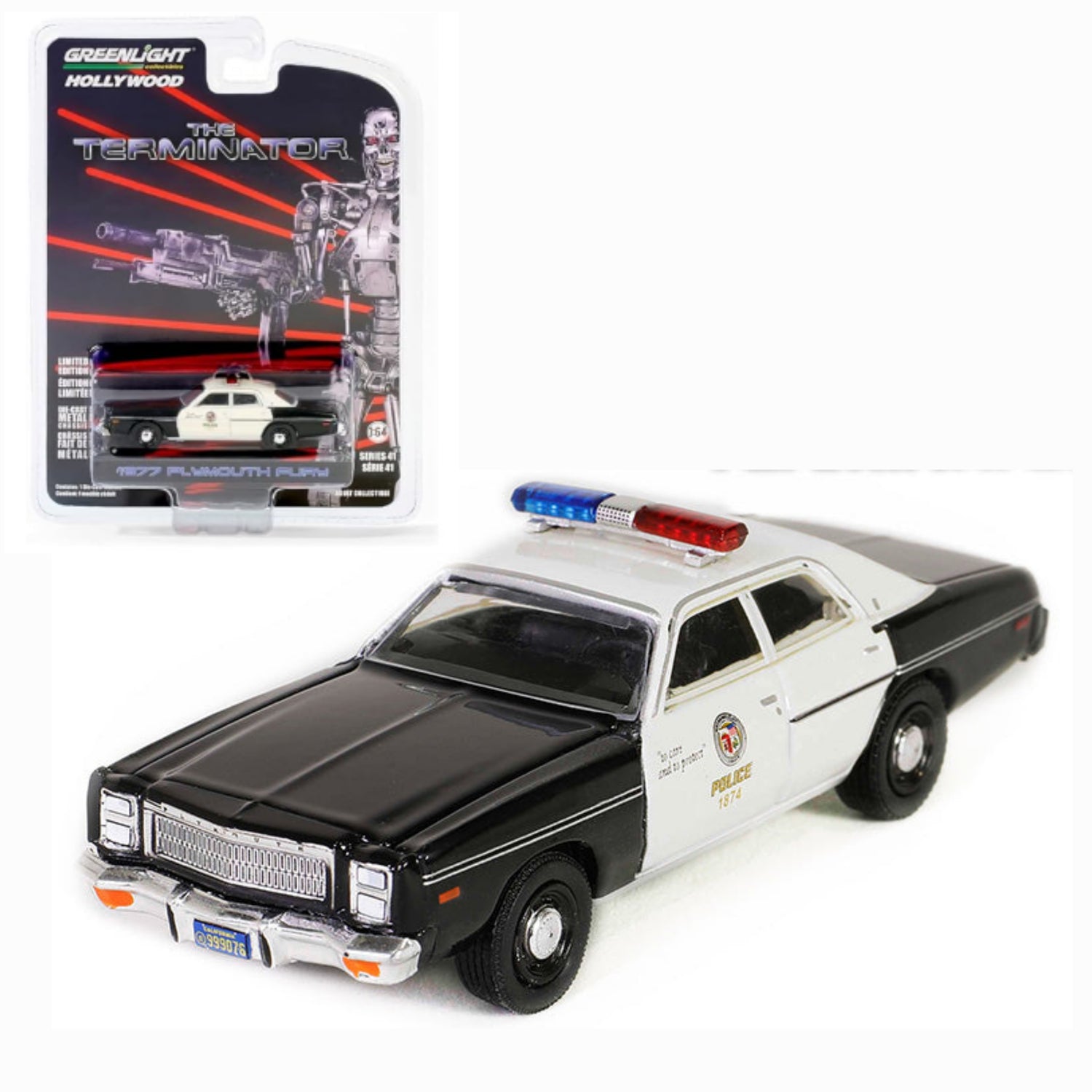 1977 Plymouth Fury Metropolitan Police - The Terminator (1984)