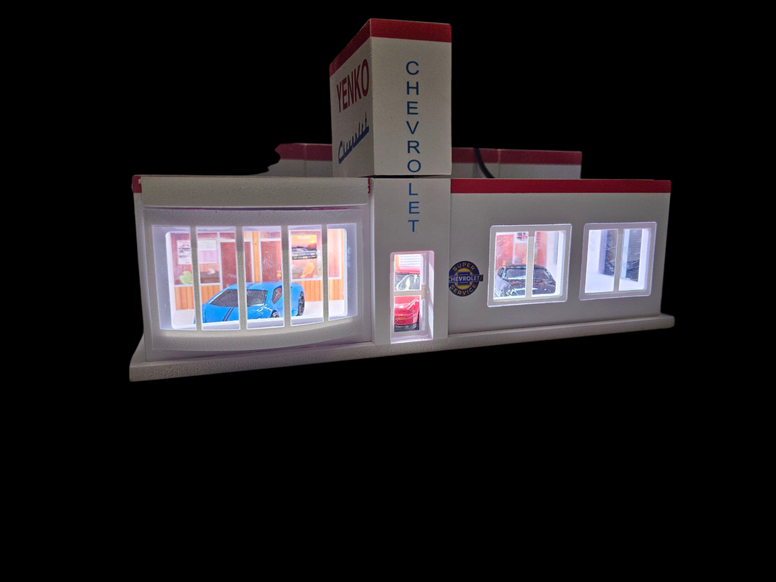 (YCID DIORAMA 1:64) YCID-Yenko Sportscars Dealership