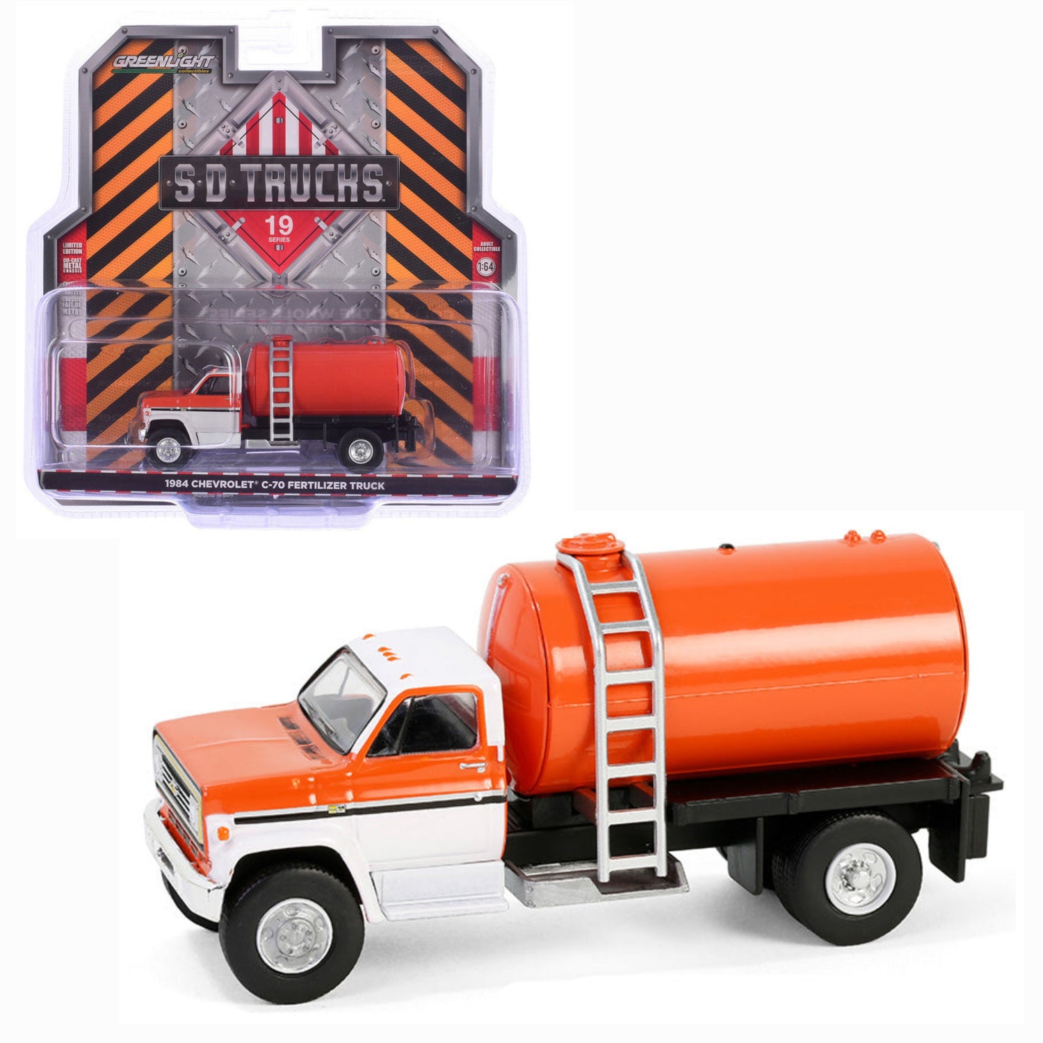 1984 Chevrolet C-70 Fertilizer Truck Red-(GL45190-A)
