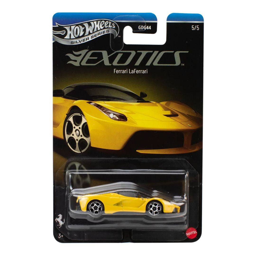 Hot Wheels Silver Series Exotics 2026 1:64 Ferrari LaFerrari 5/5 – JKX80