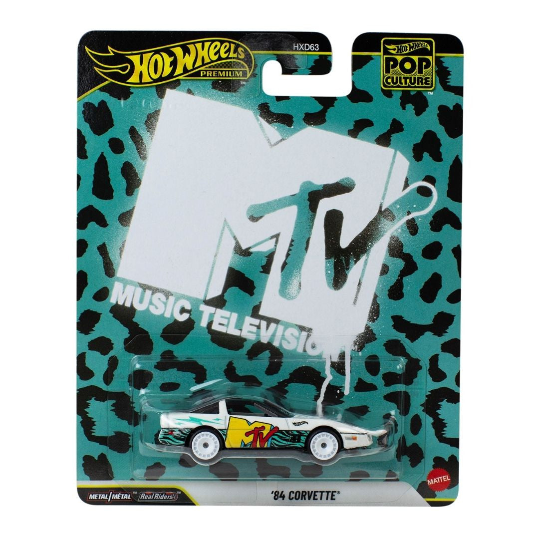 ’84 Corvette (MTV) (JHW93) - Hot Wheels Pop Culture