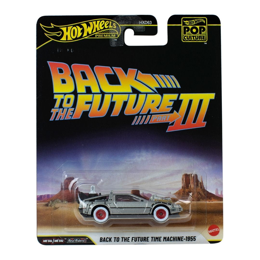Back to the Future Time Machine 1955 (JHW94)- Hot Wheels Pop Culture