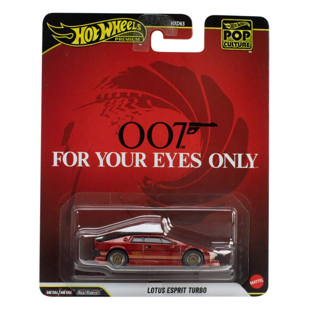 Hot Wheels Premium Pop Culture T Case 2026 1:64 1984 Lotus Esprit Turbo – James Bond For Your Eyes Only – JHW84