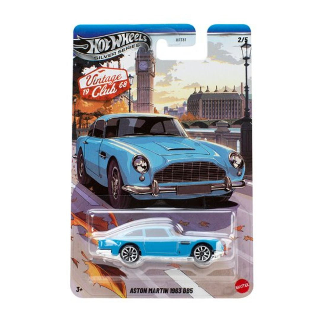 Hot Wheels Vintage Racing Club Grand Prix 2026 1:64 Aston Martin 1963 DB5 2/5 – JKY21
