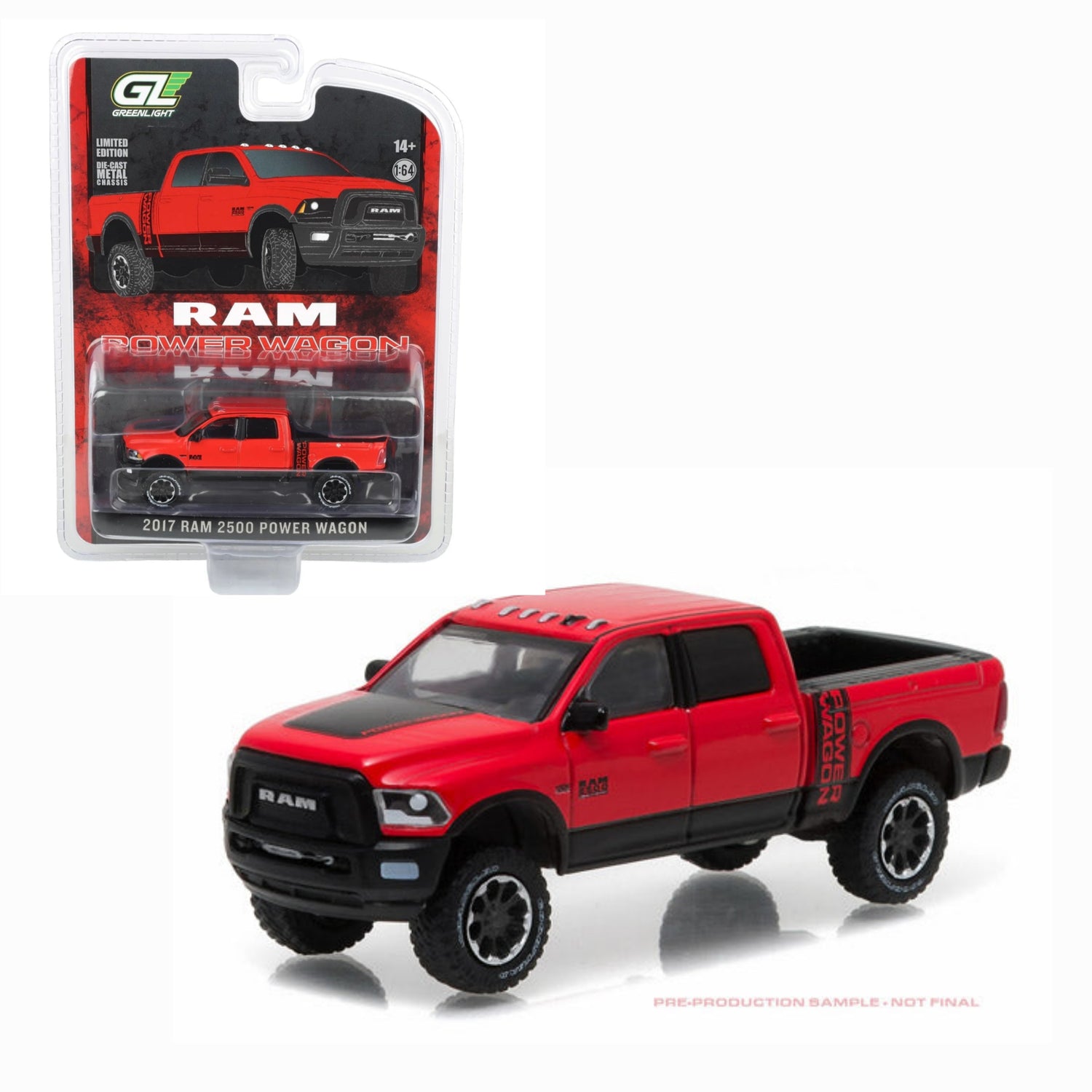 2017 Ram 2500 Power Wagon (Flame Red and Black) GL29873