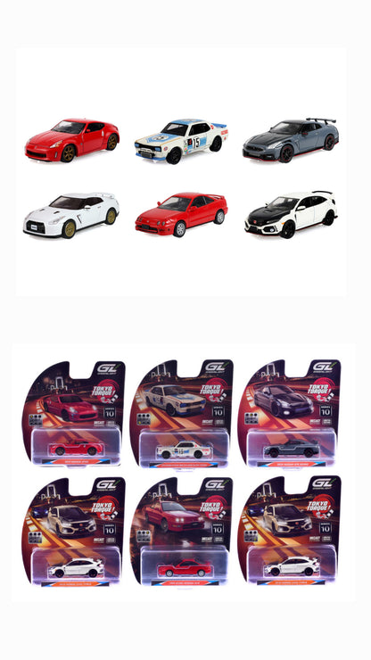 Ensemble de 6 véhicules Tokyo Torque Series 10 GreenLight 1:64 – GL235110