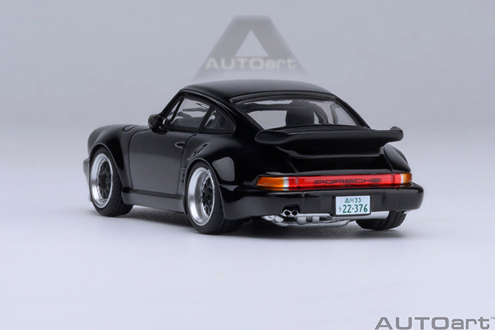 AutoArt 1:64-PORSCHE 911(930) TURBO WANGAN MIDNIGHT BLACKBIRD (COMIC 