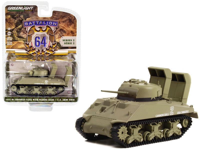 1944 M4 Sherman Tank with Wading Gear 