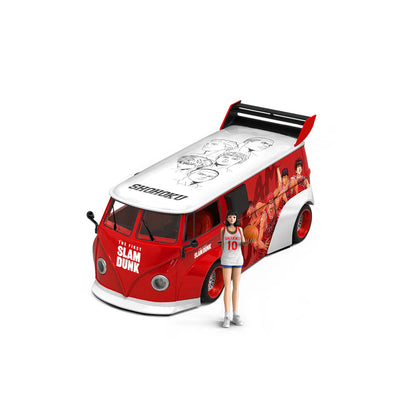 CoolCar 1:64- Volkswagen T1 w/Figurine- Slam Dunk CC642947-1
