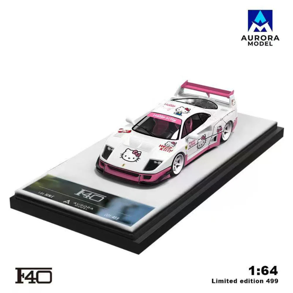 Ferrari F40 Modified Kitty Livery 1:64 – Aurora Model AM644509