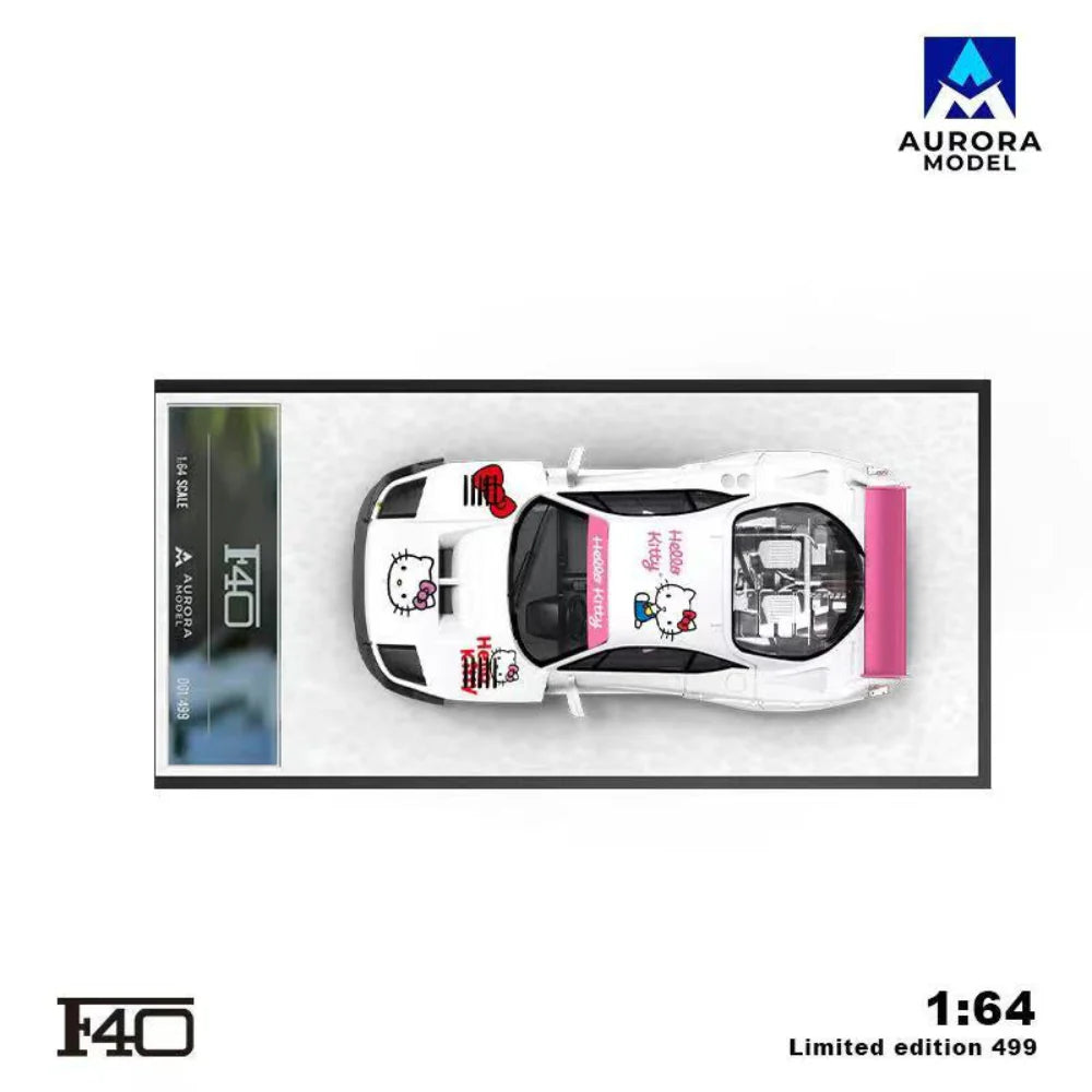 Ferrari F40 Modified Kitty Livery 1:64 – Aurora Model AM644509