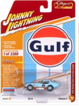 1965 Shelby Daytona Gulf in Light Gulf Blue with Orange Stripes