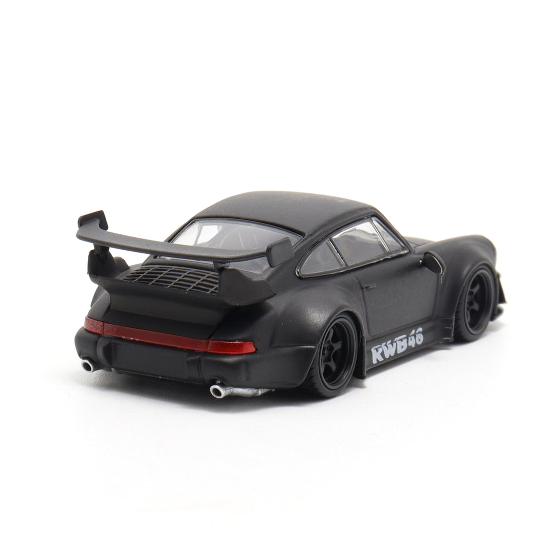 DECODE- Porsche RWB 964 (matte black-black rims) DE64001