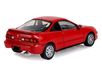 Acura Integra GS-R 1994 Milano Red avec roues personnalisées Tokyo Torque Series 10 GreenLight 1:64 – GL235110-E