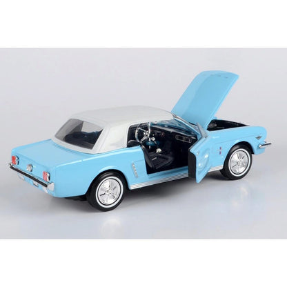 Ford Mustang 1964 1/2 Bleu clair – Motormax 1:24 James Bond Thunderball – 79855