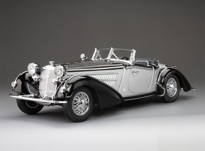 1939 Horch 855 Roadster - Black / Silver
