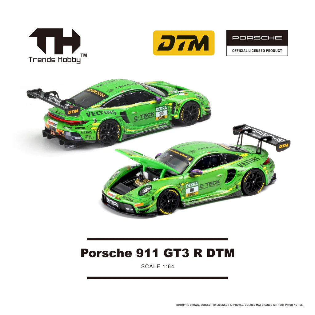 Trends Hobby 1/64-Porsche 911 GT3 R DTM 2024 - GRN (241084B)