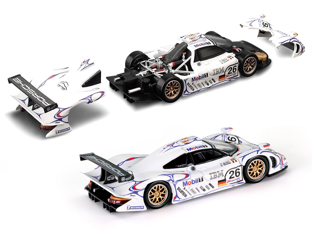 (PRE-ORDER 2026) Trends Hobby 1/64-Porsche 911 GT1 Mobil 1 Le Mans 1998 (241085-B)