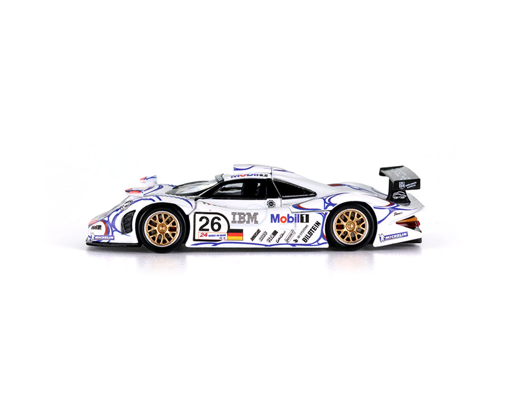 (PRE-ORDER 2026) Trends Hobby 1/64-Porsche 911 GT1 Mobil 1 Le Mans 1998 (241085-B)