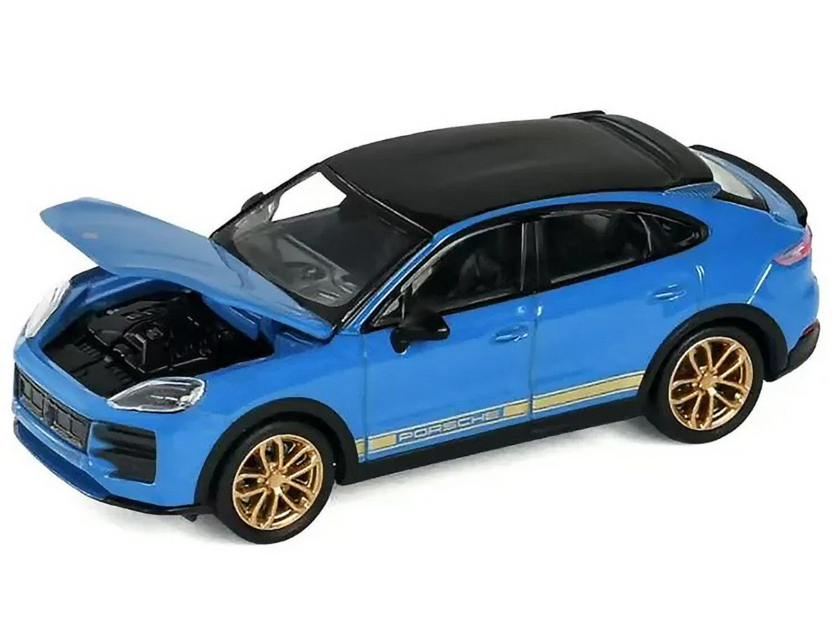 Trends Hobby 1/64-Porsche Cayenne Turbo GT Bblue 241090C