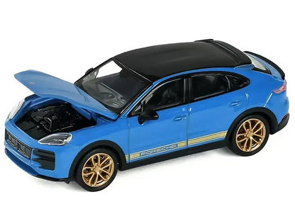 Trends Hobby 1/64-Porsche Cayenne Turbo GT Bblue 241090C