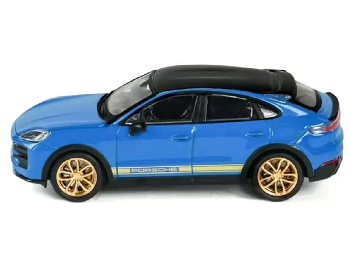 Trends Hobby 1/64-Porsche Cayenne Turbo GT Bblue 241090C