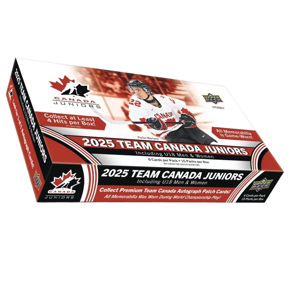 2025 Upper Deck Team Canada Juniors - Hobby Box