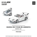 POPRACE 1/64 - MAZDA RX7 FC3S RE-AMEMIYA WHITE PR640260