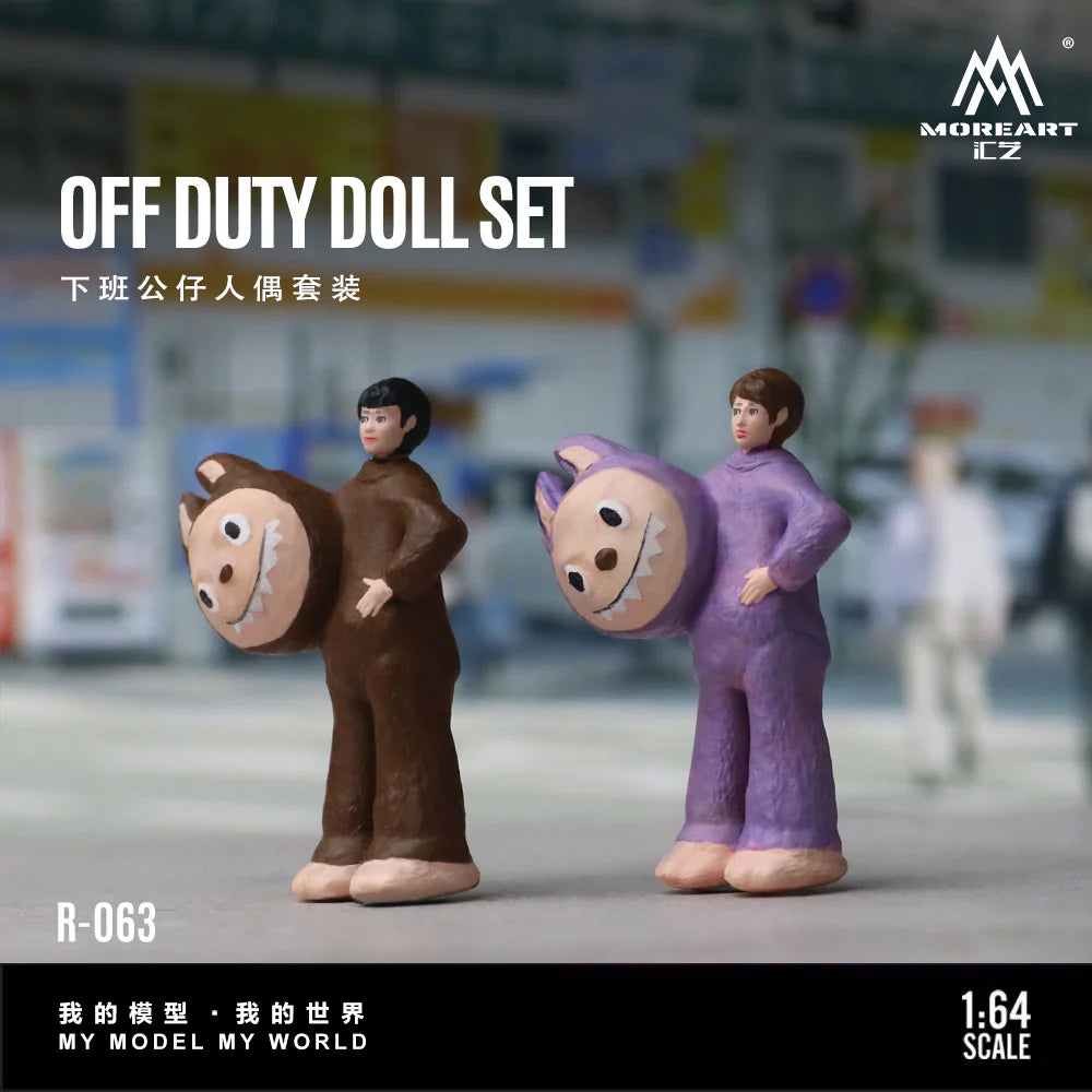MoreArt 1:64 Off Duty Doll Set Diorama – MO223063