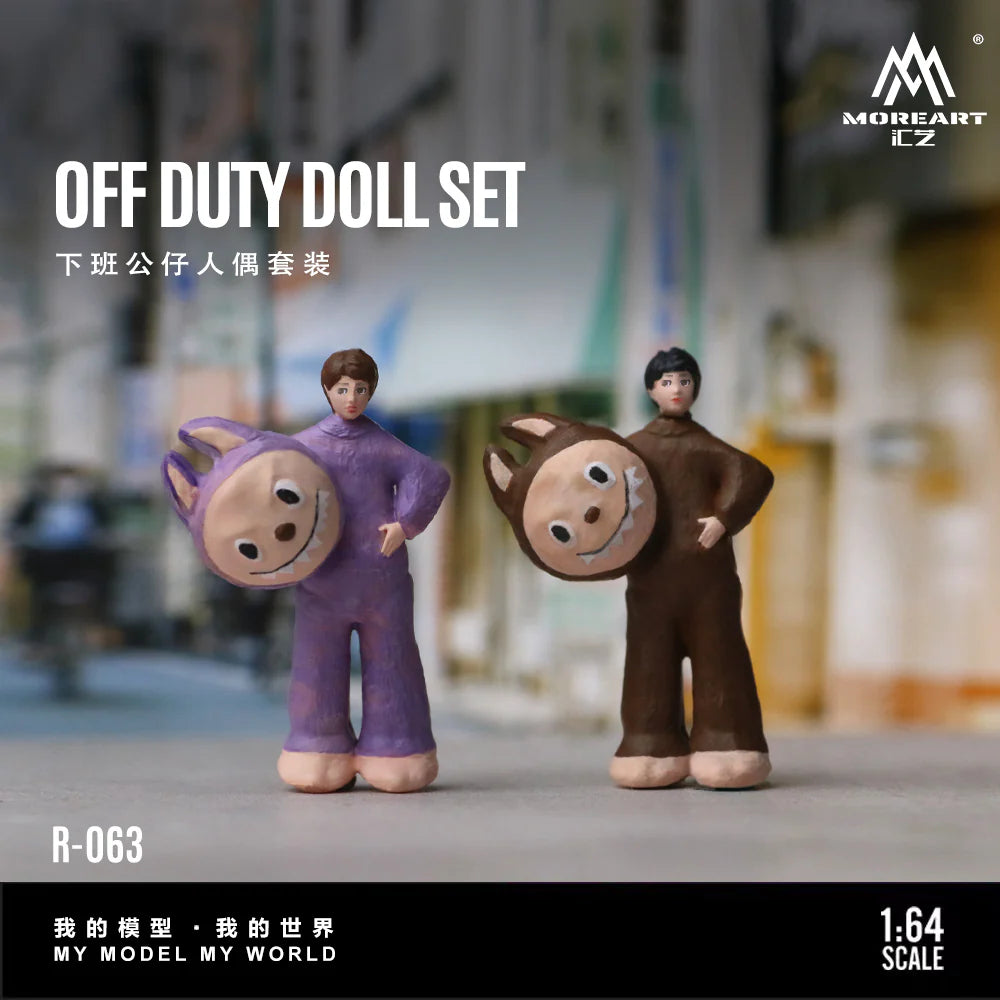MoreArt 1:64 Off Duty Doll Set Diorama – MO223063