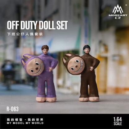 MoreArt 1:64 Diorama ensemble de figurines Off Duty – MO223063