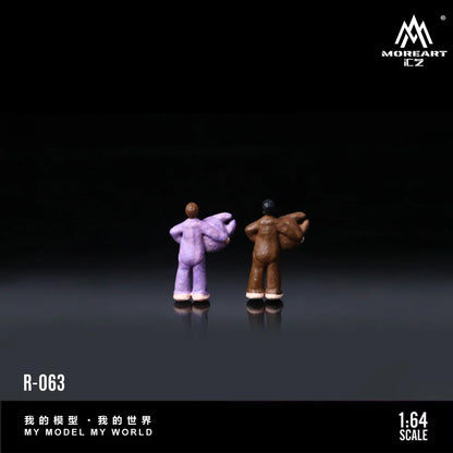 MoreArt 1:64 Diorama ensemble de figurines Off Duty – MO223063