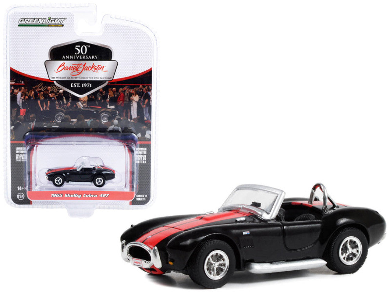 1965 Shelby Cobra 427 (Black with Red Stripes)