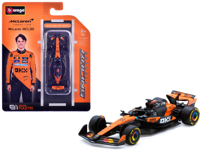 BBurago 1:64- F1 2025 Formula 1 McLaren MCL39 