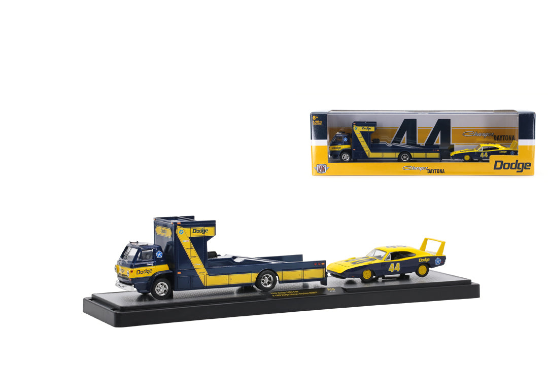 1966 Dodge L600 COE &amp; 1969 Dodge Charger Daytona HEMI (36000-50B) - M2 Machines Auto-Haulers Release 50
