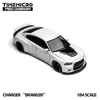 Charger « Brawler » blanche TimeMicro × PSC Design 1:64 TM648205