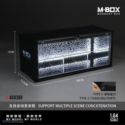 Scène conteneur Starlight B à deux étages avec éclairage intégré – MBox 1:64 MB400309