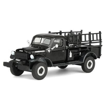 GreenLight 1:64 1946 Dodge Power Wagon Fire Truck Black – Black Bandit Series 30 – GL28170-C