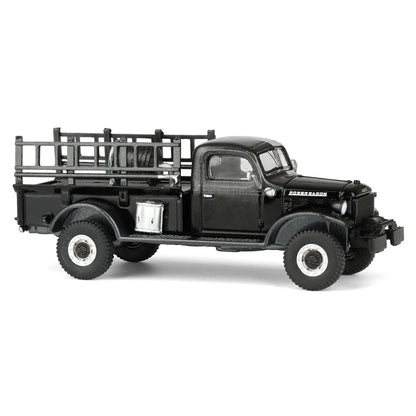 GreenLight 1:64 1946 Dodge Power Wagon Fire Truck Black – Black Bandit Series 30 – GL28170-C