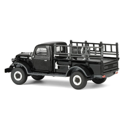GreenLight 1:64 1946 Dodge Power Wagon Fire Truck Black – Black Bandit Series 30 – GL28170-C