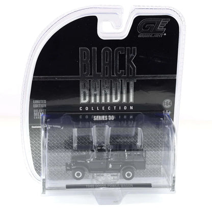 GreenLight 1:64 1946 Dodge Power Wagon Fire Truck Black – Black Bandit Series 30 – GL28170-C