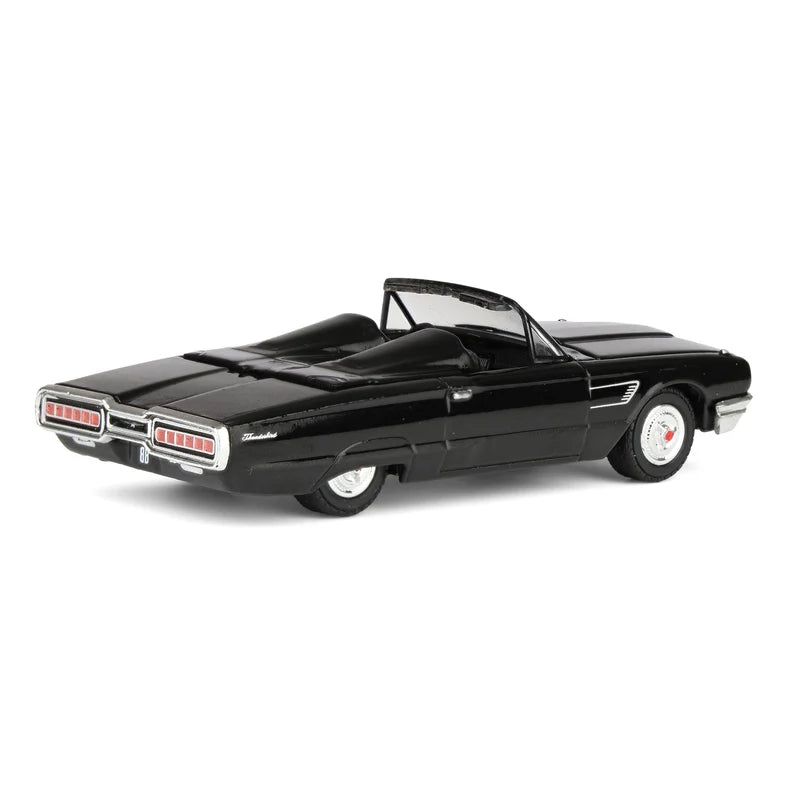 GreenLight 1:64 1965 Ford Thunderbird with Tonneau Cover Black – Black Bandit Series 30 – GL28170-E