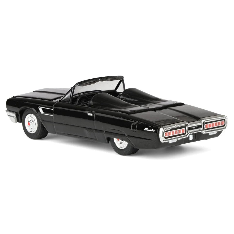 GreenLight 1:64 1965 Ford Thunderbird with Tonneau Cover Black – Black Bandit Series 30 – GL28170-E