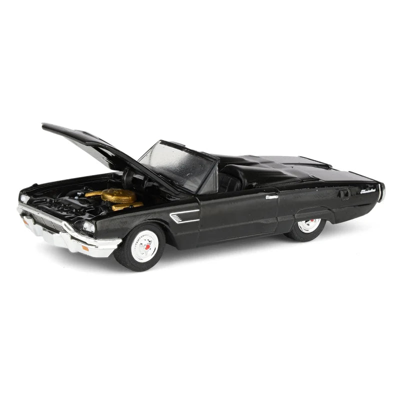 GreenLight 1:64 1965 Ford Thunderbird with Tonneau Cover Black – Black Bandit Series 30 – GL28170-E