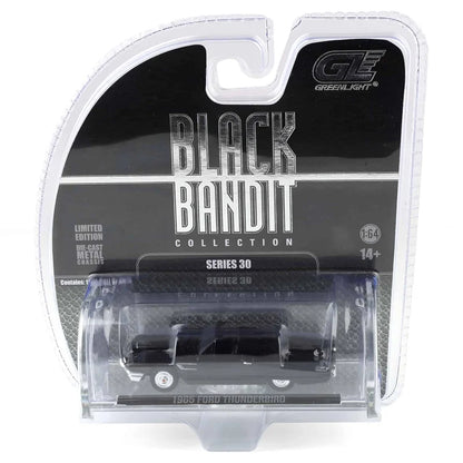 GreenLight 1:64 1965 Ford Thunderbird with Tonneau Cover Black – Black Bandit Series 30 – GL28170-E