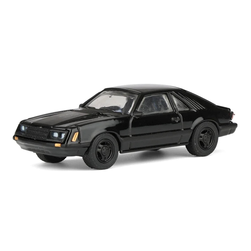 GreenLight 1:64 Ford Mustang Fastback 1979 Noir – Black Bandit Series 30 – GL28170-F