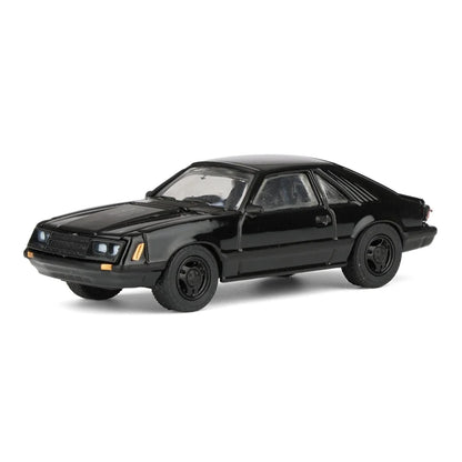 GreenLight 1:64 Ford Mustang Fastback 1979 Noir – Black Bandit Series 30 – GL28170-F