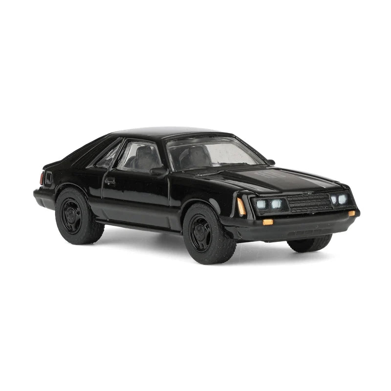 GreenLight 1:64 Ford Mustang Fastback 1979 Noir – Black Bandit Series 30 – GL28170-F